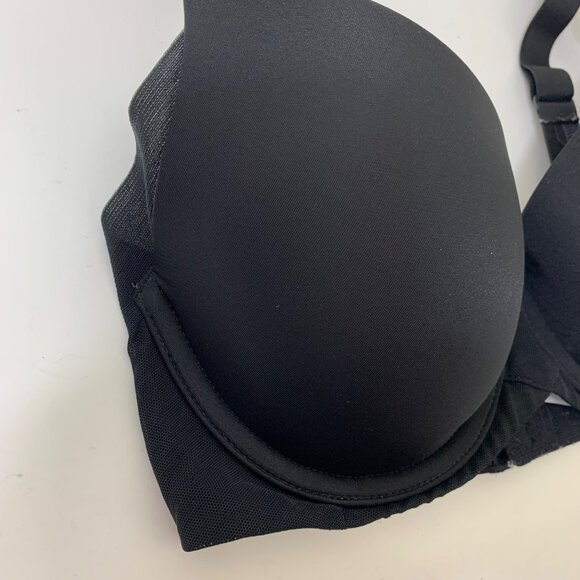 Wacoal Ultimate Side Smoother Underwire T-shirt Bra Black Size 30C - Picture 5 of 7